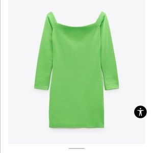 Green Mini brand new Zara dress